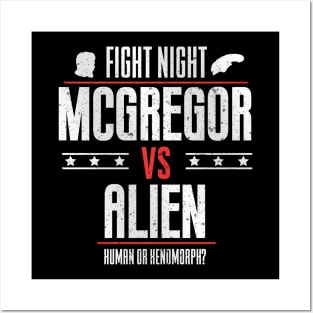 Mcgregor vs Alien Posters and Art